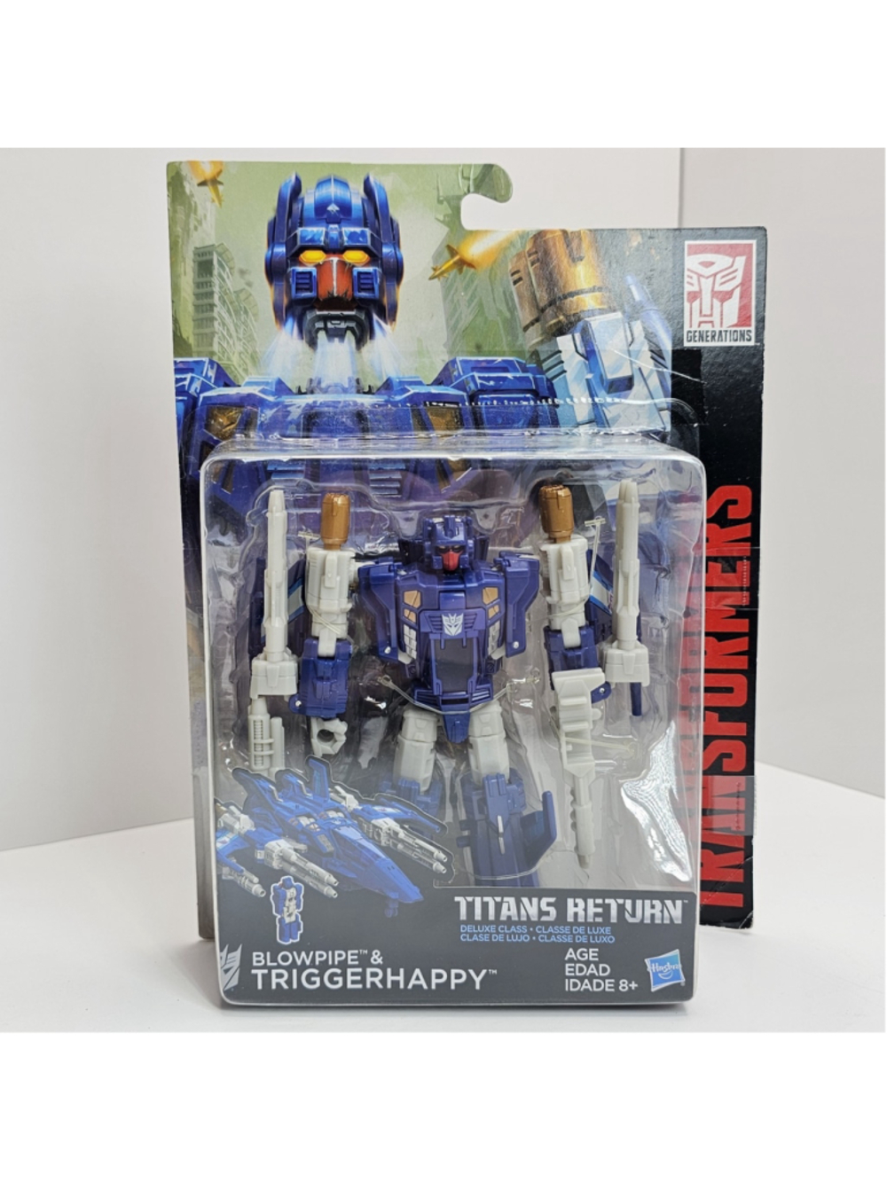 SEALED Tranformers Titans Return Deluxe Blowpipe & Triggerhappy, RARE, NEW